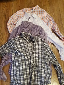 Men's Long/Short Sleeve Shirt Large Lot of 4 Chaps Old Navy V - Picture 1 of 5