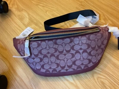 NWT Coach Large Unisex Signature Chambray Belt Bag $350 CG994 - Image 1 of 4
