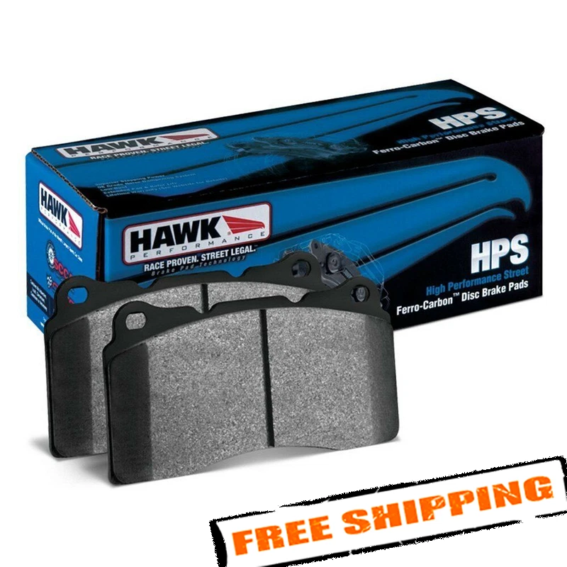 Hawk High Performance Street HPS Compound Front Brake Pads for 06-11 Honda Civic - Изображение 1 из 4