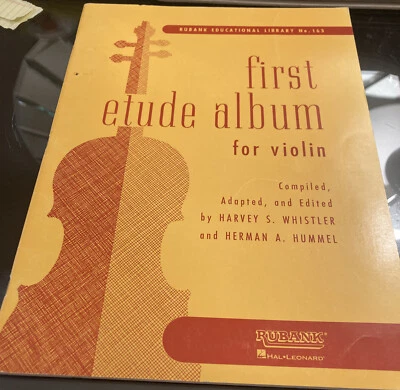 First Etude Album for Violin,  Rubank Book No 163, - Image 1 of 4