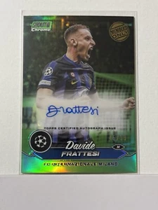 2023-24 Stadium Club Chrome Auto Members Only Neon Green Davide Frattesi 45/99 - Picture 1 of 2