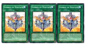 Yugioh- 3X Symbol of Heritage - Common - 1st Edition - SOI-EN043 - Near Mint - Picture 1 of 1