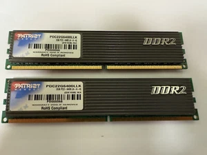 Patriot Extreme Performance 2GB (2 x 1GB) DDR2 800 (PC2 6400) Dual Channel Kit D - Picture 1 of 1