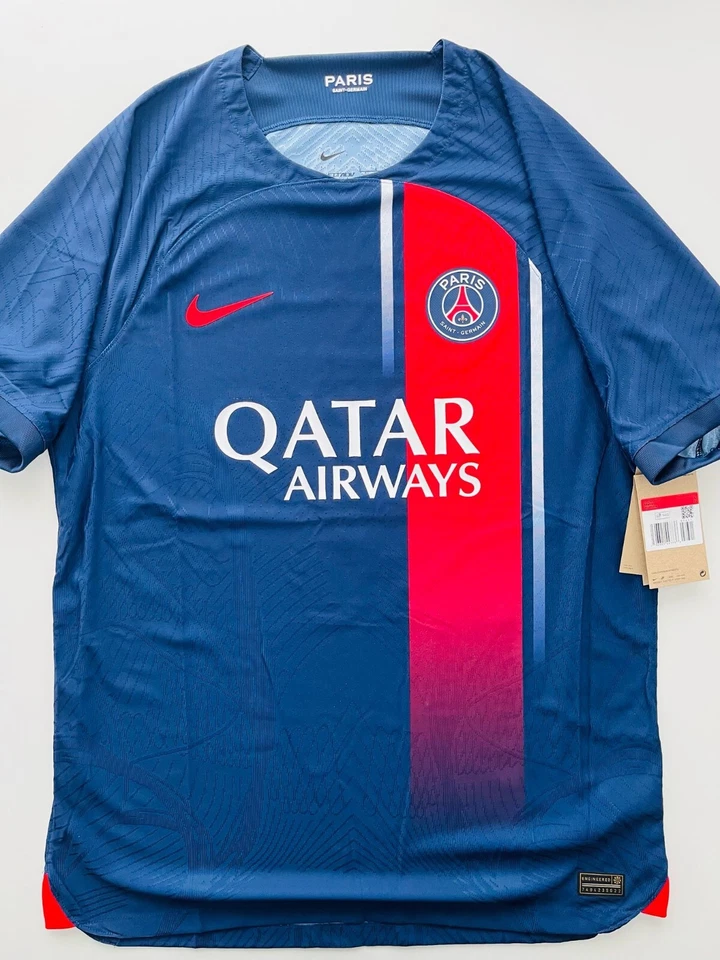 CAMISETA/SHIRT/TRIKOT/MAGLIA PSG HOME 22/23 MBAPPÉ #7 SIZE L  NIKE DX2620-411 - Imagen 1 de 4