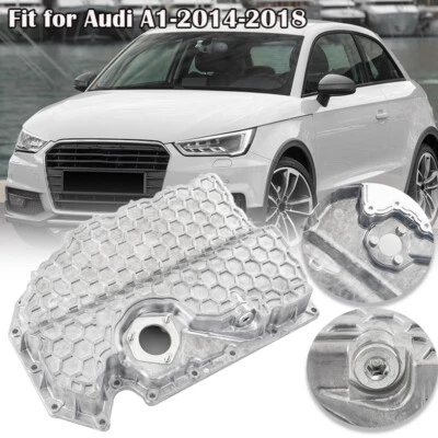 Aluminium Lower Engine Oil Pan For Audi A3 S3 Q3 2015-2019 A1 2014-2018 Chrome - Imagem 1 de 4