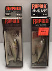 Lot of (2) Old/Vintage Rapala Shad Rap SR-5S/5SD Finland Fishing Lures Loc#O39