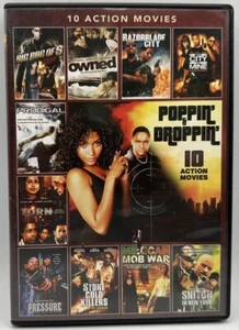 Poppin’ & Dropping’ 10 Action Movies Free Shipping 2012 - Picture 1 of 3