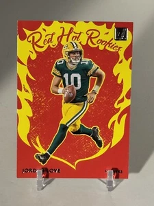 Jordan Love 2020 Panini Donruss Red Hot Rookies Packers Card #RH-JL. B451 - Picture 1 of 7