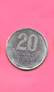COSTA RICA KM216.2 1985 UNC-UNCIRCULATED MINT LARGE-HUGE 20 COLONES COIN - Picture 1 of 1