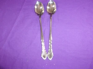 TOWLE SUPREME CUTLERY DORCHESTER LOT/2 ICED TEA SPOONS 7 3/4" NEW MULTIPLES - Picture 1 of 3