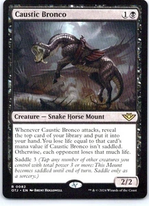 #82 Caustic Bronco Outlaws of Thunder Junction Raro - Imagen 1 de 2