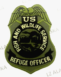 US FISH & WILDLIFE SERVICE DEPARTMENT OF THE INTERIOR REFUGE PATCH (SPC8) - Picture 1 of 3