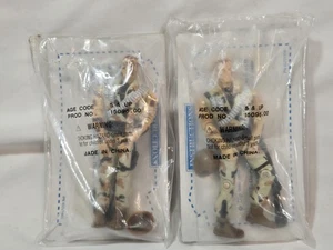 2X  1995 Gi Joe Sgt Savage MISB 4" Desert Camo Savage Figure Mail Away - Picture 1 of 2