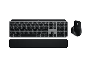 Logitech MX Keys S Combo for Mac, Wireless Keyboard and Mouse with Palm Rest, - Picture 1 of 5