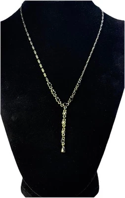 Collar Givenchy Cristal Rodio Negro Gota Y Foto 1 de 4