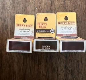 3 Stück Burt's Bees pflegendes Lippenpeeling ~ Mokka ~ je 0,26 Unzen - Bild 1 von 4