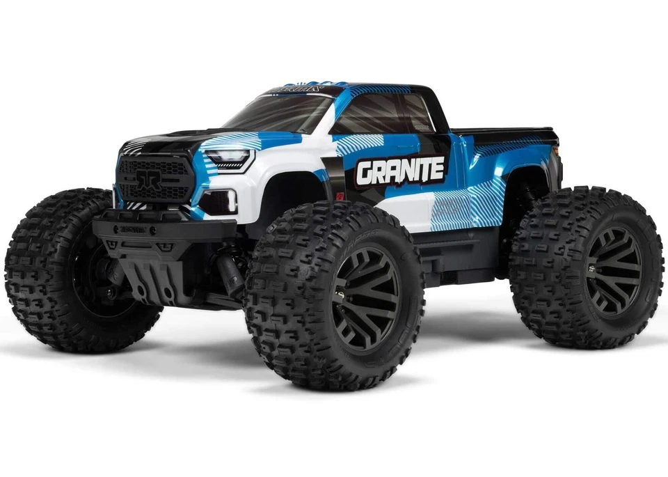 ARRMA ARA4302V4T1 - Granite 4X4 BLX Brushless 1/10 Monster Truck RTR Blue