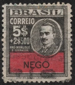 #354 RHM:#C-39 1931 5000+2500 Cr$ BRASIL João Pessoa - Revolución de 1930, usado - Imagen 1 de 2