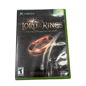 Lord of the Rings: The Fellowship of the Ring Orig. Xbox Game Disc, Manual, Case - Picture 1 of 3