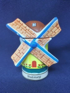 Danbury Mint Spices of the World Gewürzglas NUTMEG Dutch Windmill - Chips - Bild 1 von 10