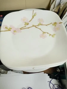 Corning Corelle Kirschblüte 9" Quadratisch Mittagessen Salat Teller (8er Set) - Bild 1 von 3