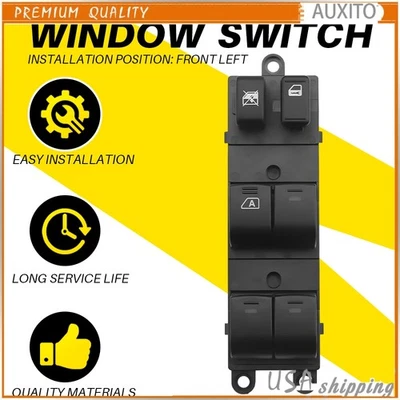 For Nissan Xterra 2008-2015 Frontier 2007-2019 Power Window Switch Front Left EK - Image 1 of 4