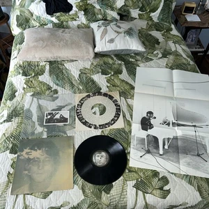 VINYL LP ALBUM John Lennon Imagine VG++ 70s Rock Rare Poster Original Inserts - Picture 1 of 8