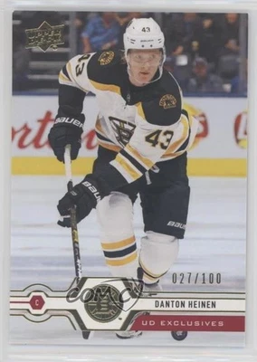 2019-20 Upper Deck UD Exclusives /100 Danton Heinen #260 - Image 1 of 2