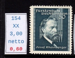 Liechtenstein Rheinberger Complete Rubber MNH - Picture 1 of 1