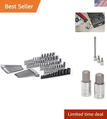 84-Piece GEARWRENCH Socket Set - Precision Hex & Torx Tools for Professionals - Image 1 of 4