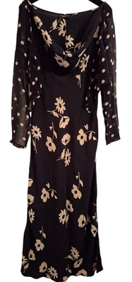 LOLITA LEMPICKA 90s vintage floral  Woman maxi dress long dress Uk8 eu36 fra38  - Image 1 of 4