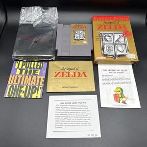 THE LEGEND OF ZELDA- Classic Series- Nintendo NES With Box And Manual CIB Tested - Picture 1 of 15