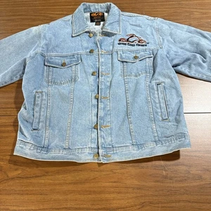 Giacca jeans denim vintage Orange County Choppers logo ricamato XL - Foto 1 di 20