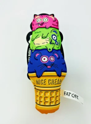 Fat Cat Kitty Kickz Mice Cream Maker Cat Toy SE21190A - Image 1 of 2