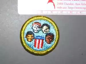 Boy Scout Merit Badge American Cultures circa '76-'06 3419N - Picture 1 of 1
