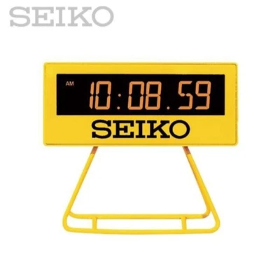 SEIKO Mini Sports Timer Clock Digital SQ815Y FedEx - Image 1 of 4