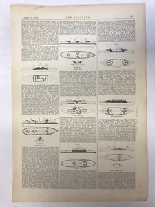 Tipos de barco, Arpil 12 1889, 207: The Engineer 1889 - Imagen 1 de 2