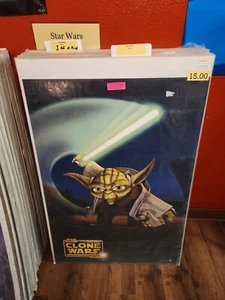 Póster de Star Wars - The Clone Wars - Yoda Saber - 26,5x 38,5 - Imagen 1 de 3