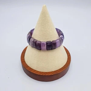 Natürlicher Amethyst Armreif Armband 31g - Bild 1 von 9
