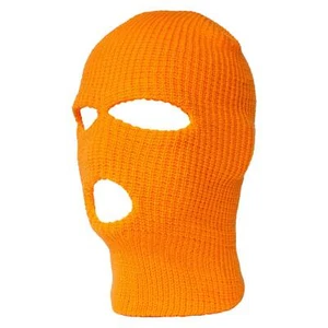 Máscara de esquí de color neón de tres agujeros - naranja - Imagen 1 de 2