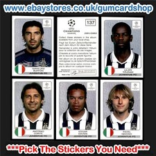 Panini Champions League 2001/2002 (JUVENTUS)  *Please Select Stickers*