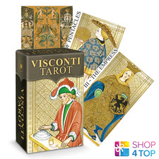 VISCONTI MINI TAROT CARDS DECK LO SCARABEO ATANAS ATANASSOV FULL CARDS DECK NEW