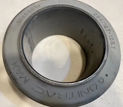 Rueda de neumático de carro de carretilla elevadora Unitrac Max lisa 10 x 5 x 6-1/2 lisa sin marcas Foto 1 de 4