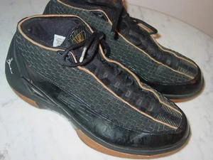 ¡Zapatos Nike Air Jordan Retro 15 SE 2008 negros/plateados metálicos/dorados! Talla 14 - Imagen 1 de 12