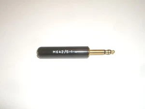 ENCHUFE CONECTOR MICRÓFONO SWITCHCRAFT M642/5-1 .206"" 3/16"" PARA COLLINS DRAKE - Imagen 1 de 3