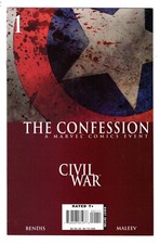 CIVIL WAR: THE CONFESSION 1A (8.) POST DEATH of CAPTAIN AMERICA (FREE SHIPPING)*