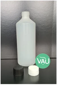 Empty Plastic Bottles & Tight Screw Caps 500ml - Picture 1 of 1