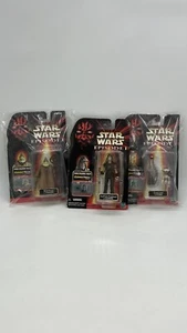 Hasbro Star Wars Episode 1 Collection 3 CommTech Chip Action figure lot of 3 - Picture 1 of 4