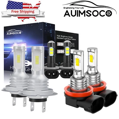 For 2013-2018 Hyundai Elantra GT Hatchback 4-Door LED Headlight Fog Light Bulbs - Image 1 of 4