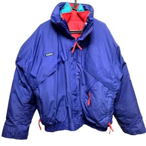 Columbia Sportswear Men's Size XL Purple/Red/Green 3 in 1 Whirlibird Ski Jacket - Picture 1 of 21
